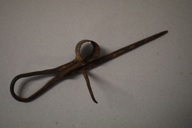 Miners candle holder, Late 19th century
