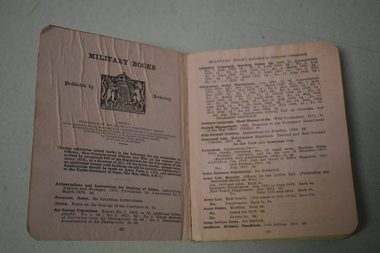 Book, William Clowes and Sons (for His Majesty’s Stationery Office), Cavalry Training Vol. 11 War 1929, 1929