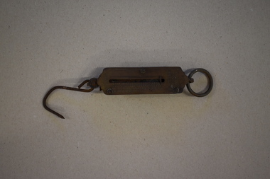 Scales hanging, Hughes, 1930s
