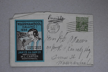 Document, Warrnambool calling, 1933