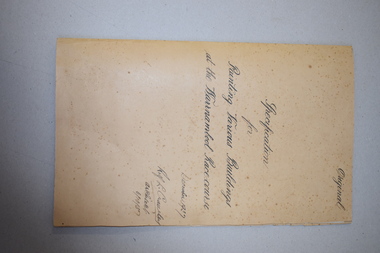Documents, Rolf Crawley, Warrnambool, Warrnambool Race Course, 1920s and 30s