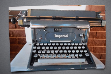 Typewriter & ribbon, Imperial, Mid 20th century