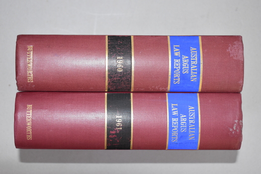 These are two volumes of reports from the Supreme court of Victoria.