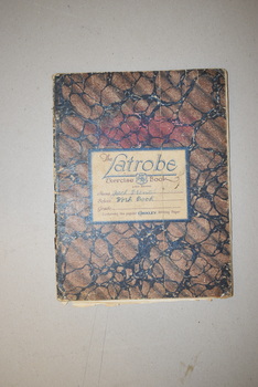 Latrobe exercise book belonging to Jack French