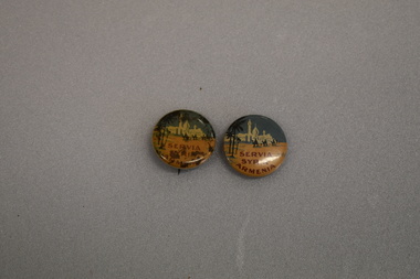 Badgesx2, Servia Syria Armenia, circa 1918