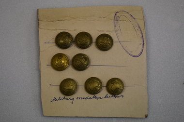 Buttons, Australian Military Buttons, Early 20th Century