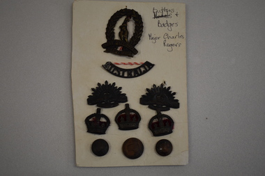 Buttons and Badges, Major Charles Rogers