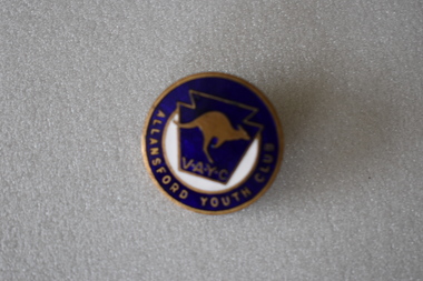 Badge, Allansford Youth Club, 1940's/ 1950's