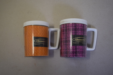 Mugs, Newlyne Mfg. Co Pty Ltd, Warrnambool Fabric Blankets, Mid 20th century