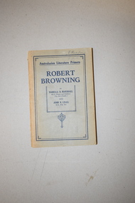 Australasian Literature Primer on Robert Browning