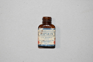 Aspirin Bottle, Howard and Sons, Early 1930s (contents)