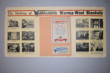 Folder, Warrnambool Woollen Mill Co Ltd, Warrnambool Woollen Mill, 1950s