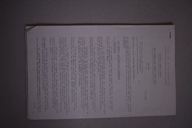 This is the mayors reprt for Warrnambool from 1981.