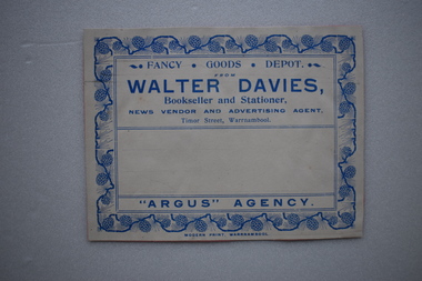 Label, Walter Davies