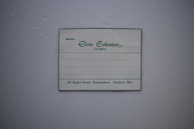 Label, Elvie Coleston