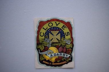 Label, A.Darby, 1890's