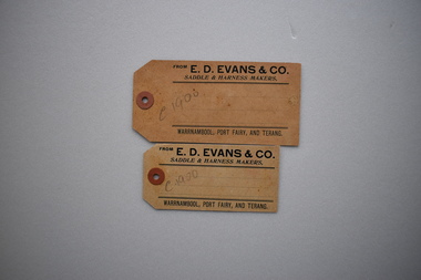 Labels x 2, Evans & Co, Early 20th century
