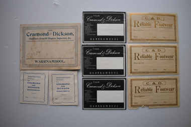 Label, Cramond & Dickson, Early 20th century
