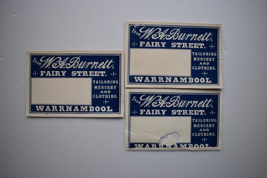 Labelsx3, Burnett, Early 20th centurry