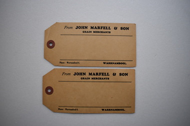 Label, John Marfell, Early 20th century