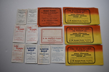 Labels, Knight Tuck, Early 20th century