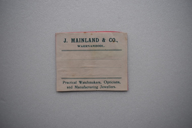Label, Mainland, Early 20th century