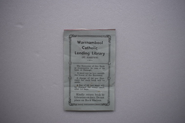 Label, Lending Library, Early 20th century