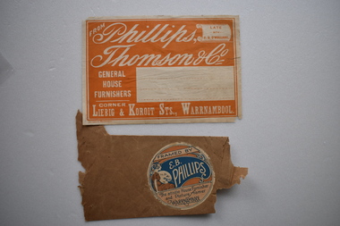 Label, Gaspar’s Modern Print, E.B.Phillips, Early 20th century