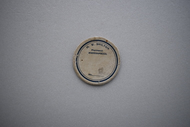 Label, H.W.Shilton, Mid 20th century