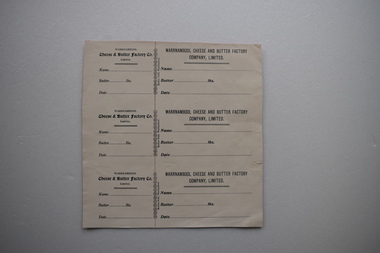 Label, Gaspars Modern Print, Warrnambool Cheese and Butter Factory, Early to mid 20th century