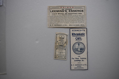 Label, Gaspers Modern Print, R.F.Kennedy, Early 20th century