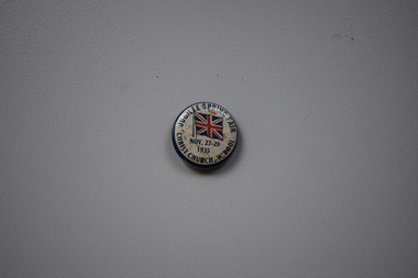 Badge, A.W.Patrick, Christ Church Jubilee Spring Fair, 1935