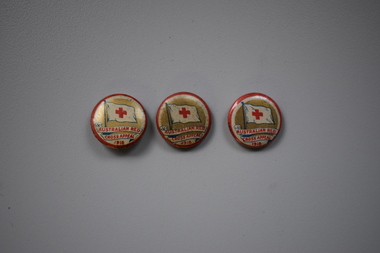 These badges relate to a Red Cross appeal in 1918.
