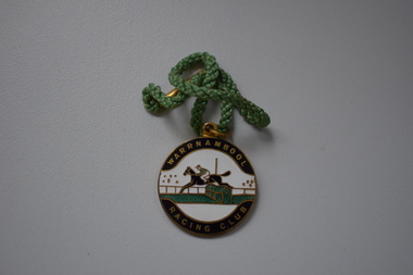 Badge, Stokes, Warrnambool Racing Club, 1956