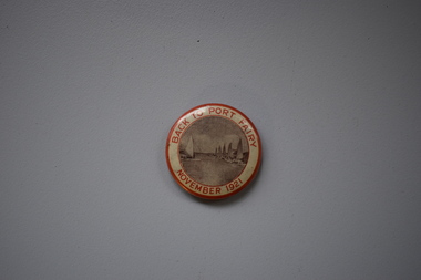 Badge, Back to Port Fairy, 1921