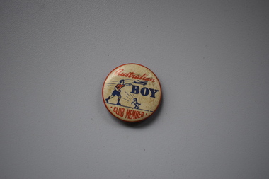 Badge, Australian Boy, c.1950