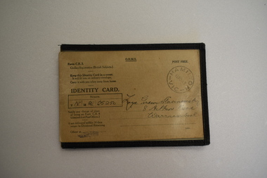 Identity Card, Document, 1940s