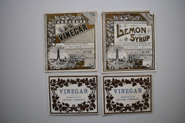 Labels, Gaspars Modern Print, Lectar Company, Early 20th century