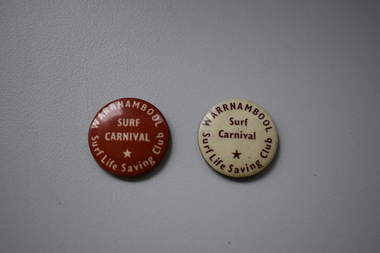 Badges, Warrnambool Surf Life Saving Club, C 1963