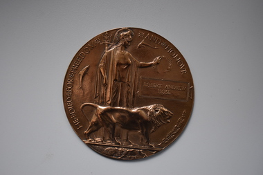 Medallion, Dead Man's Penny Robert Andrew Hose, 1920s