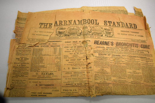 The Warrnambool Standard July 1, 1905.