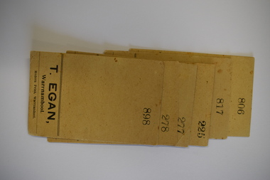Card (item) - Betting Tickets