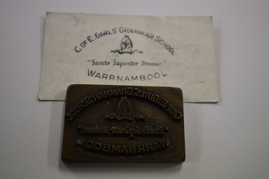 Functional object - School stamp, Early 20th century