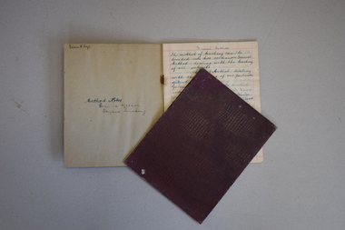 Book - Teachers' College Exercise Notebooks, Method Notes  General Method English Teaching, early to mid 20th century