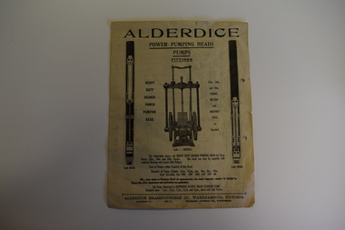 Document - Illustrative document of Alderdice Brassfounders Company Products, c.1950