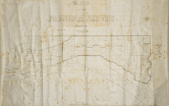 THis is a map of the Farnham Estate which is to the west of Warrnambool.