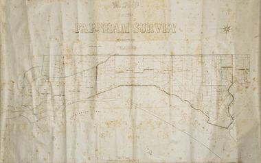 Map - Farnham Survey, 1850s