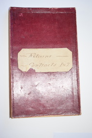 Administrative record - Warrnambool Water Trust Notebook, late 19th century (1892-1900)