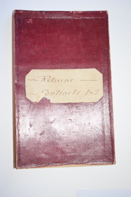 This is a notebook from Warrnambool water Trust .