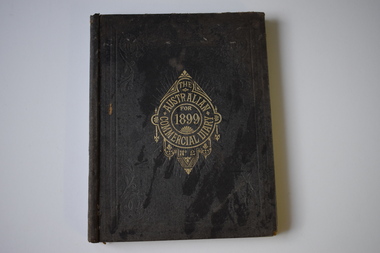 An auctioneers diary from 1899.